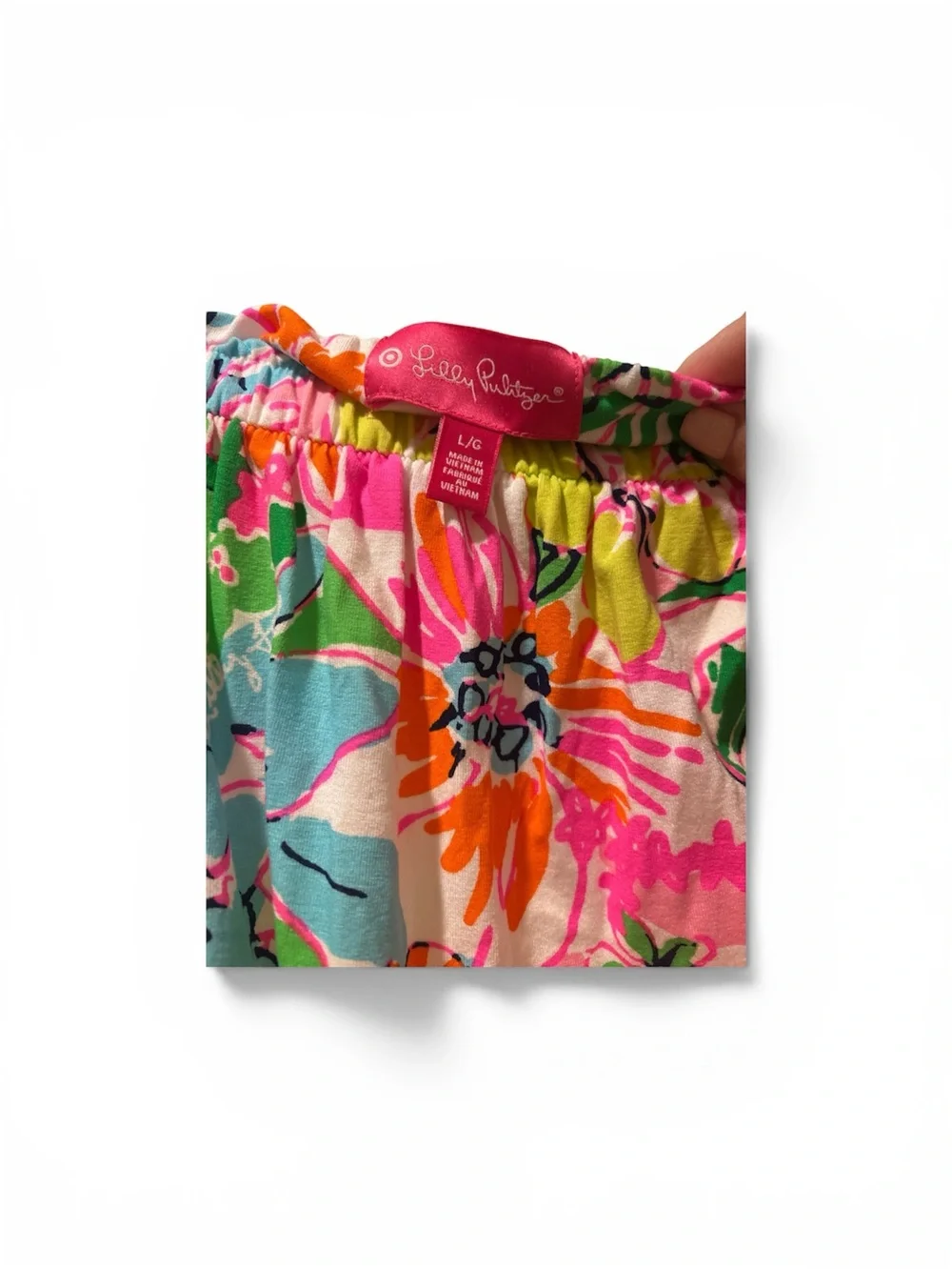 Lilly Pulitzer Pink Tropical Strapless Maxi Dress - Picture 2 of 9